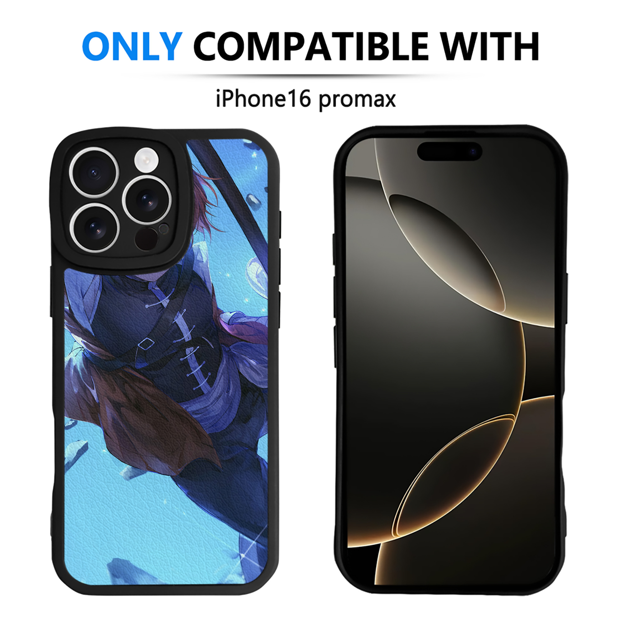 （画像用） 葬送のフリーレン Frieren 【iPhone 16シリーズ対応】シリコンスマホケース（レザー調） 材質：シリコン
